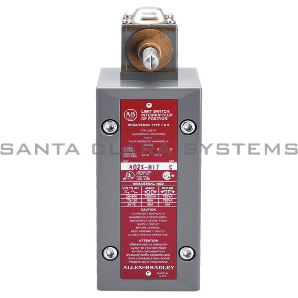 Allen Bradley 802X-H17 Limit Switch Product Image