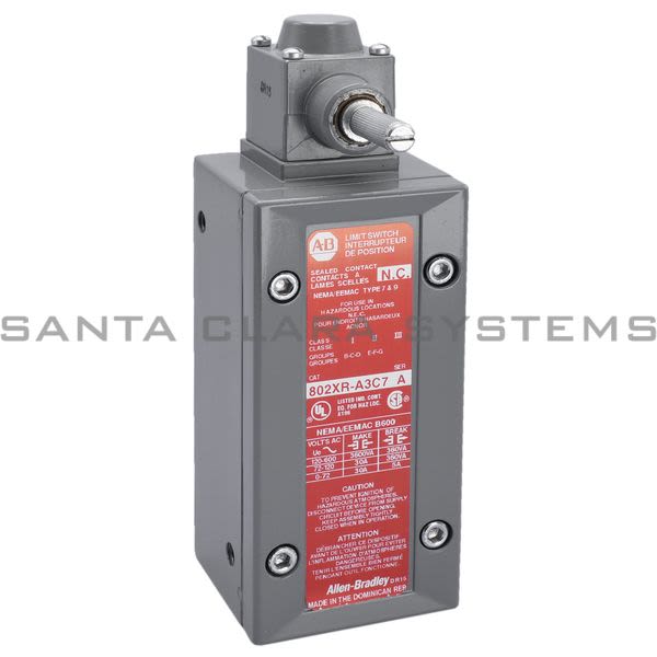 Allen Bradley 802XR-A3C7 Limit Switch Product Image