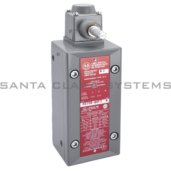 Allen Bradley 802XR-A4F7 Limit Switch Product Image