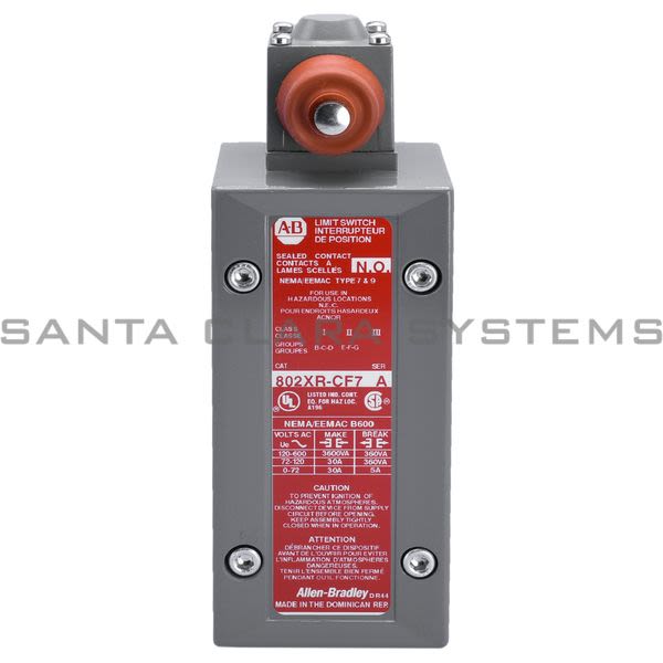 Allen Bradley 802XR-CF7 Limit Switch Product Image
