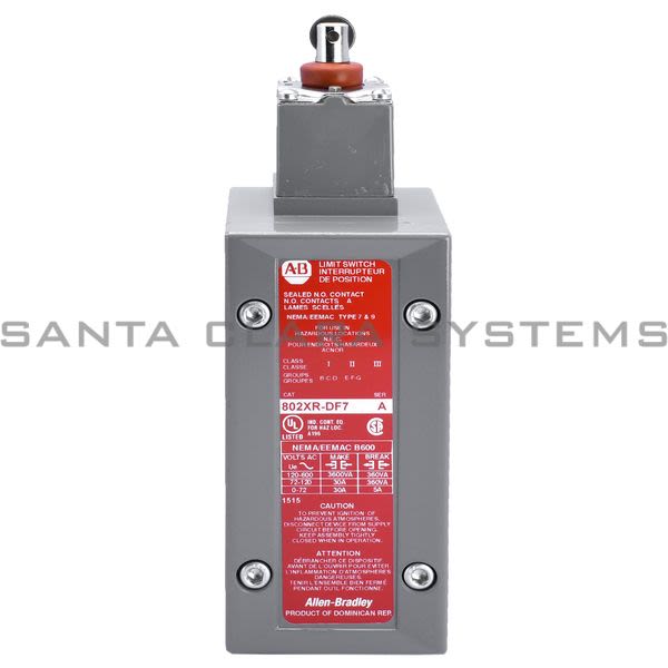 Allen Bradley 802XR-DF7 Limit Switch Product Image