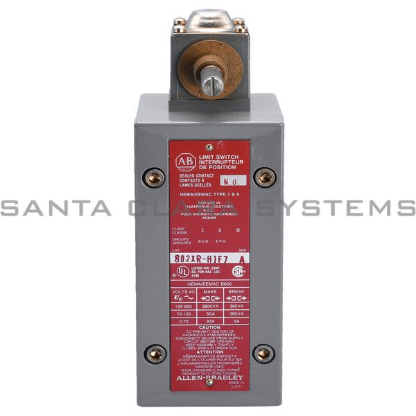 Allen Bradley 802XR-H1F7 Limit Switch Product Image