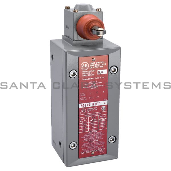 Allen Bradley 802XR-K1F7 Sealed Contact Limit Switch Product Image