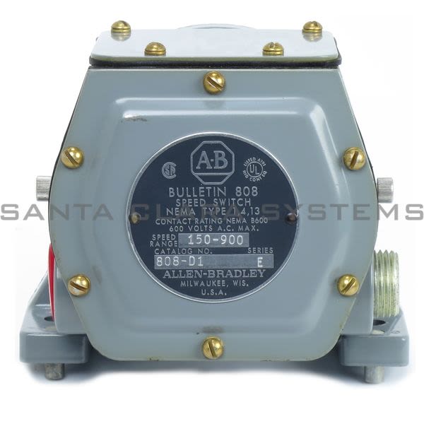 Allen Bradley 808-D1 Speed Switch Product Image