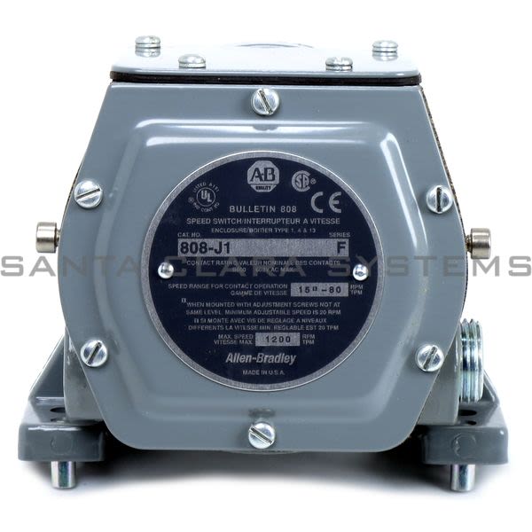 Allen Bradley 808-J1 Speed Switch Product Image