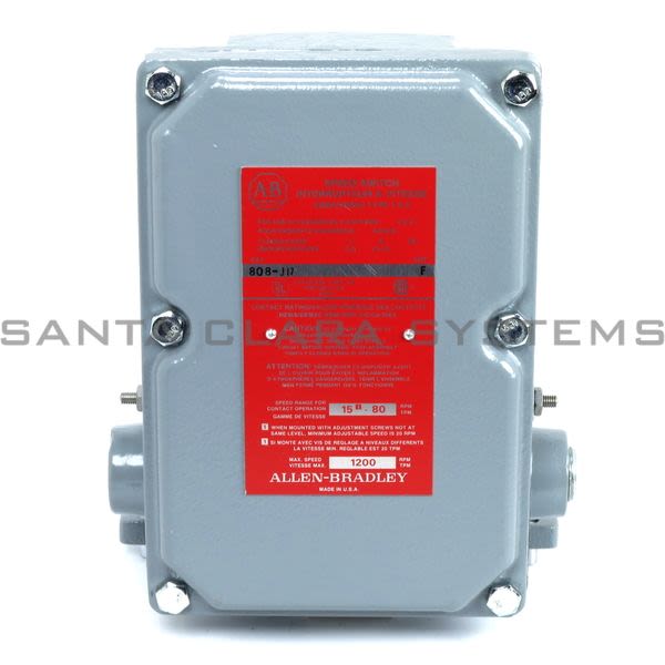 Allen Bradley 808-J17 Speed Switch Product Image