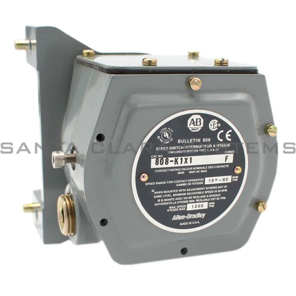 Allen Bradley 808-K1X1 Speed Switch Product Image