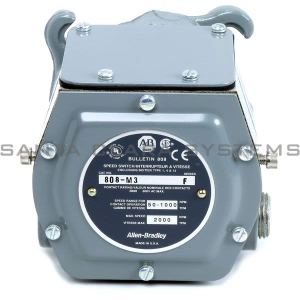 Allen Bradley 808-M3 Speed Switch Product Image