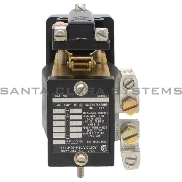 Allen Bradley 809-A02E Instantaneous Trip Current Relay Product Image
