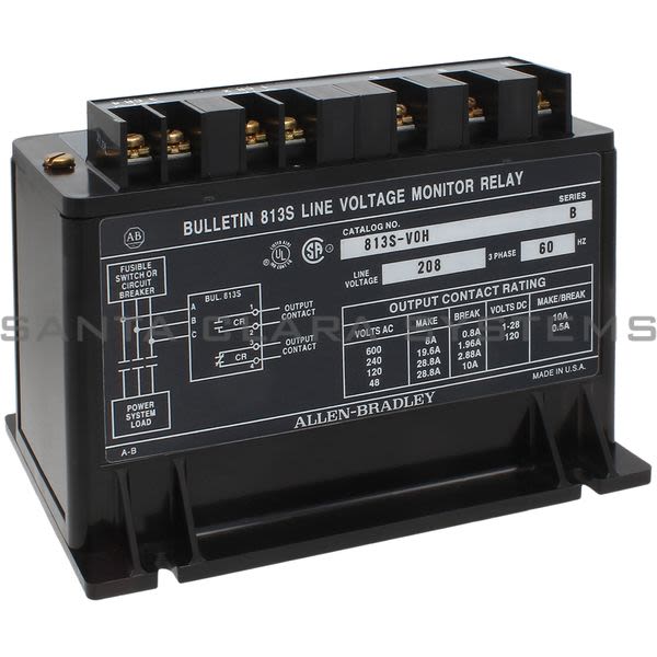 Allen Bradley 813S-VOH Line Voltage Monitor Product Image