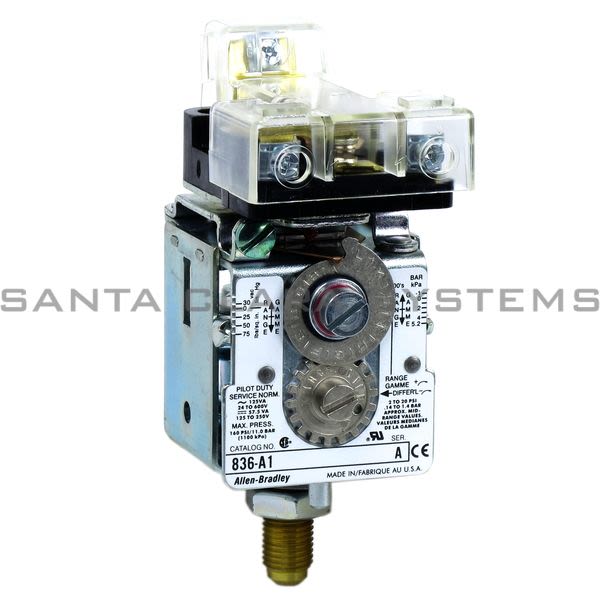 Allen Bradley 836-A1 Pressure Control Device Product Image