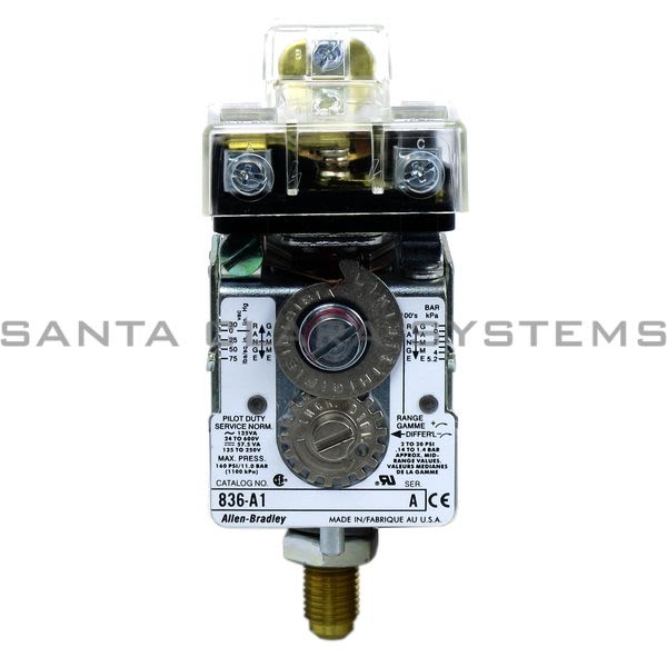 Allen Bradley 836-A1 Pressure Control Device Product Image