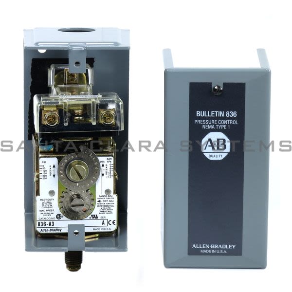 Allen Bradley 836-A3A Pressure Control Device Product Image