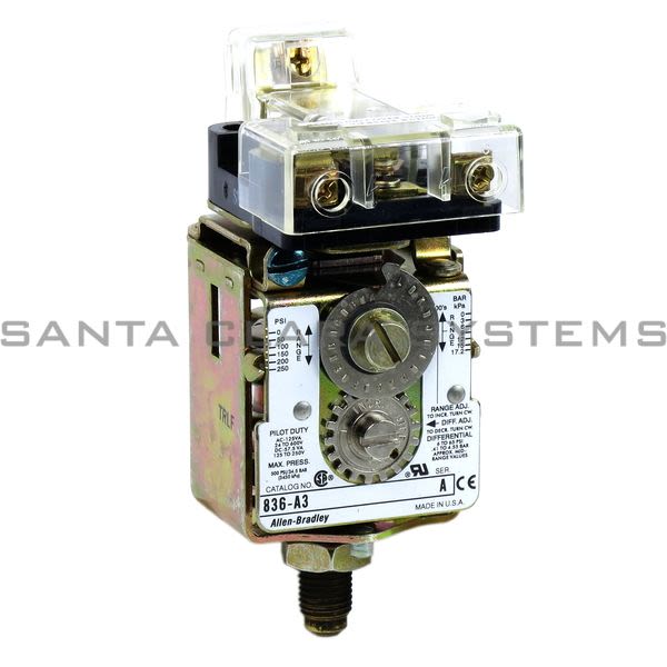 Allen Bradley 836-A3A Pressure Control Device Product Image