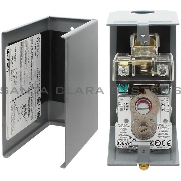 Allen Bradley 836-A4A Pressure Control Product Image
