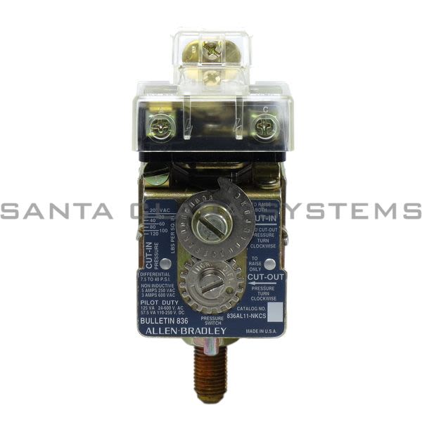 Allen Bradley 836-AL11-NKCS Pressure Control Device Product Image