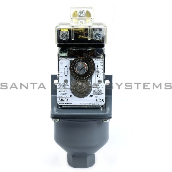 Allen Bradley 836-C3 Pressure Control Product Image