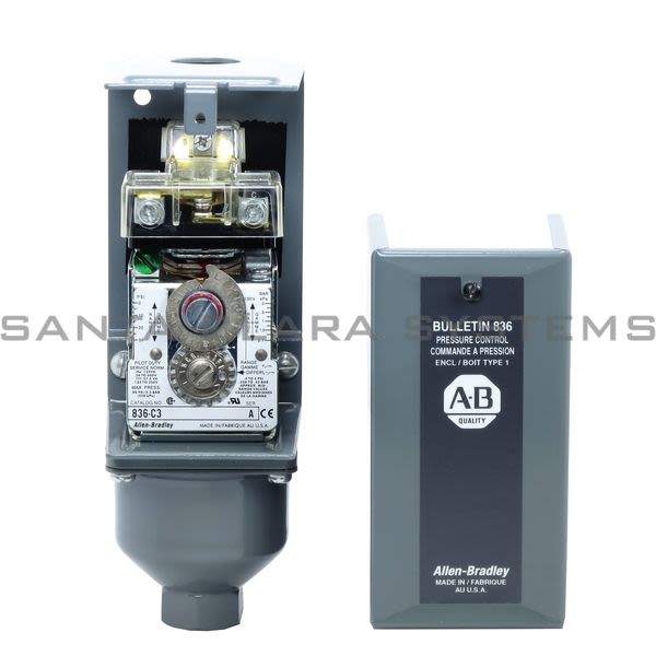 Allen Bradley 836-C3A Pressure Switch Product Image