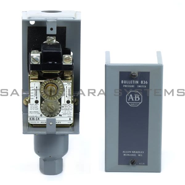 Allen Bradley 836-C4A Pressure Switch Product Image