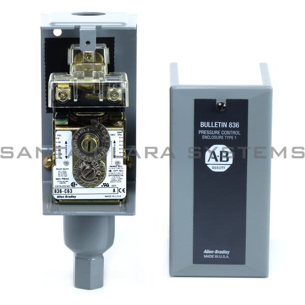 Allen Bradley 836-C63A Pressure Switch Product Image