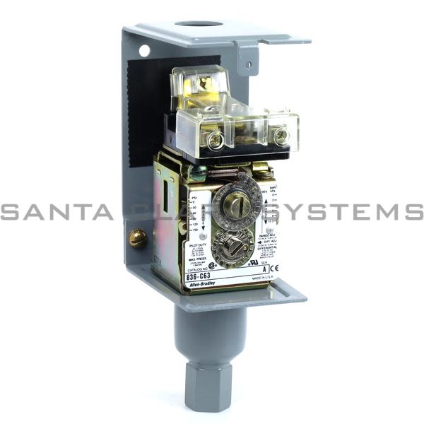Allen Bradley 836-C63A Pressure Switch Product Image