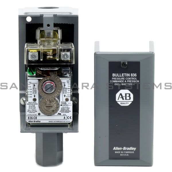 Allen Bradley 836-C8A Pressure Switch Product Image