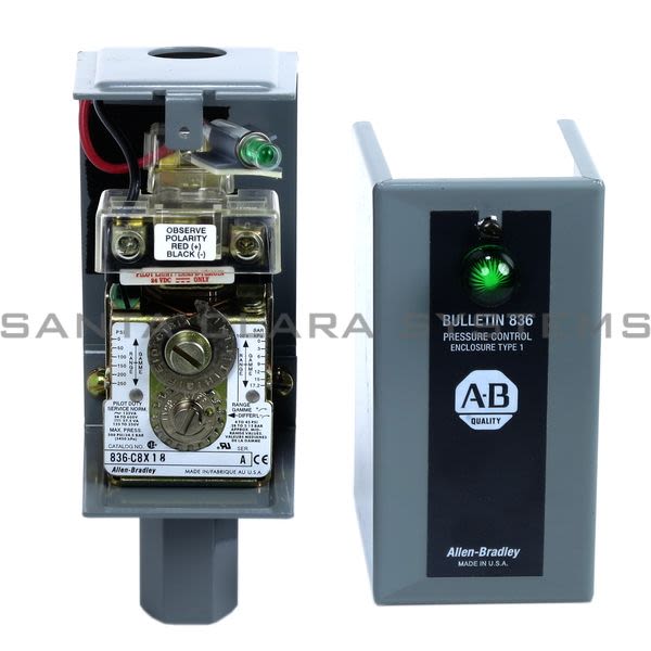 Allen Bradley 836-C8AX18 Presssure Control Product Image