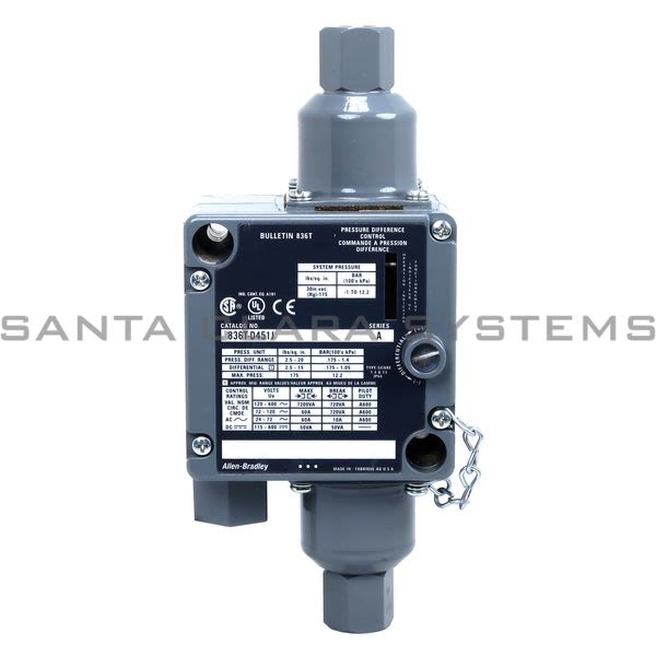 Allen Bradley 836T-D451J Pressure Difference Control Product Image