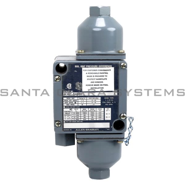 Allen Bradley 836T-D460J Pressure Switch Product Image