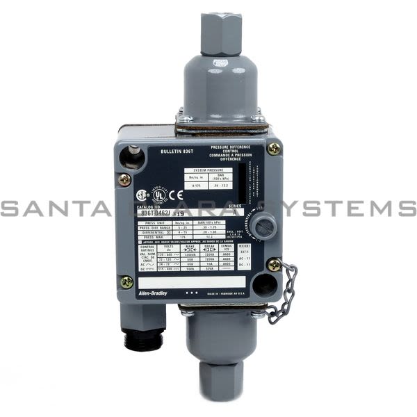 Allen Bradley 836T-D462JX19 Pressure Difference Control Product Image