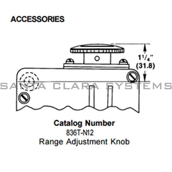 Allen Bradley 836T-N12 Knob Product Image