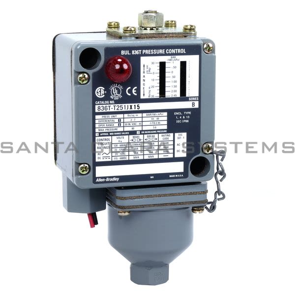 Allen Bradley 836T-T251JX15 Pressure Control Product Image