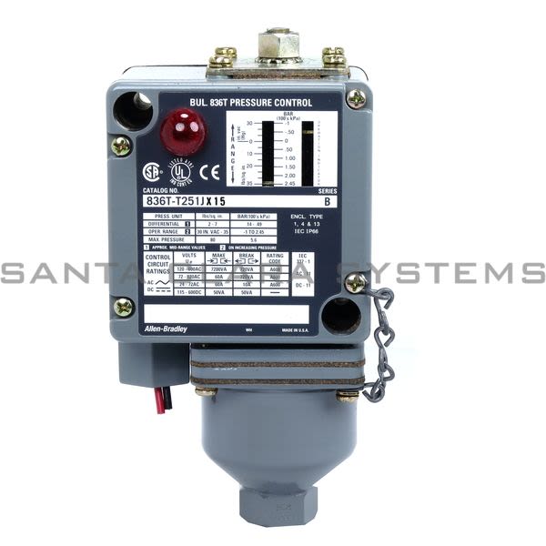 Allen Bradley 836T-T251JX15 Pressure Control Product Image