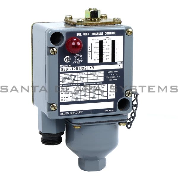 Allen Bradley 836T-T251JX21X9 Pressure Control Product Image