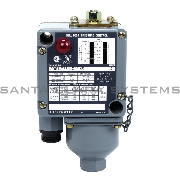 Allen Bradley 836T-T251JX21X9 Pressure Control Product Image
