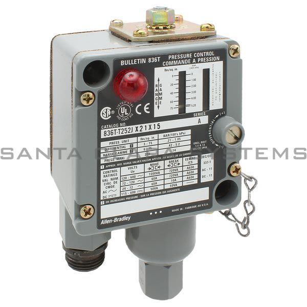 Allen Bradley 836T-T252JX21X15 Pressure Control Product Image
