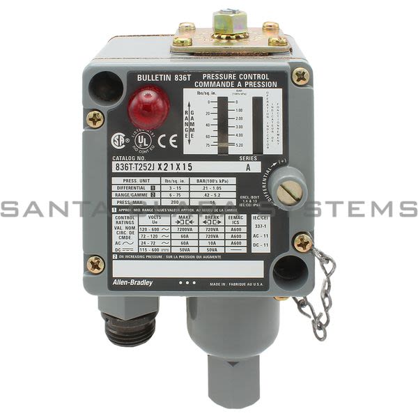 Allen Bradley 836T-T252JX21X15 Pressure Control Product Image