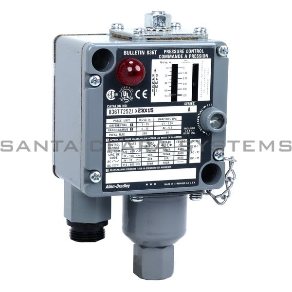 Allen Bradley 836T-T252JX23X15 Pressure Switch Product Image