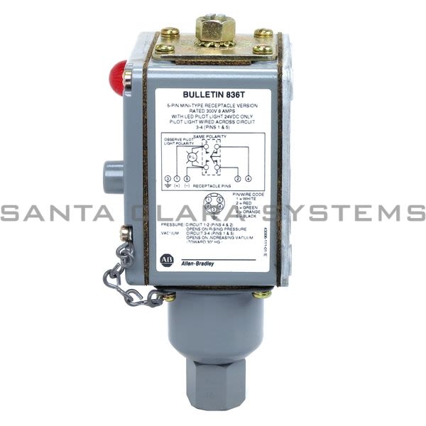 Allen Bradley 836T-T252JX24X15 Pressure Switch Product Image