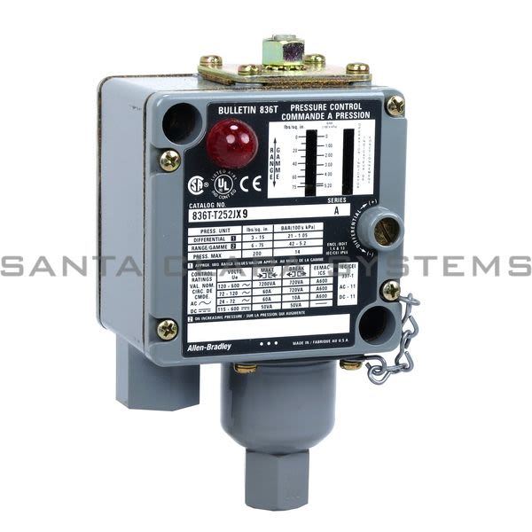 Allen Bradley 836T-T252JX9 Pressure Switch Product Image
