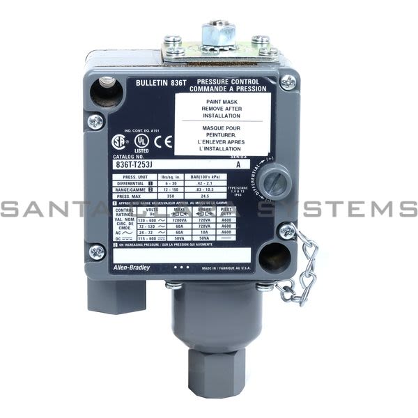 Allen Bradley 836T-T253J Pressure Switch Product Image