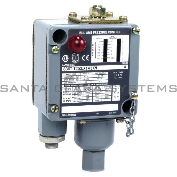 Allen Bradley 836T-T253JX145X9 Pressure Control Product Image