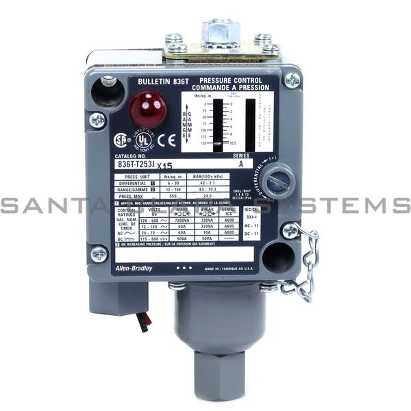 Allen Bradley 836T-T253JX15 Pressure Control Product Image
