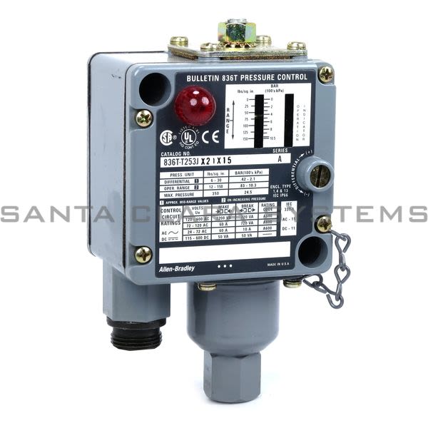 Allen Bradley 836T-T253JX21X15 Pressure Control Product Image