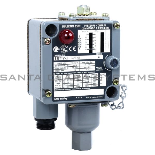 Allen Bradley 836T-T253JX23X9 Pressure Switch Product Image