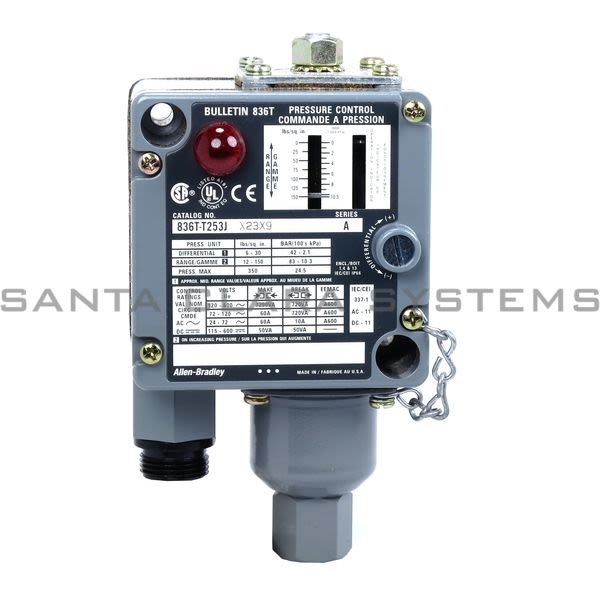 Allen Bradley 836T-T253JX23X9 Pressure Switch Product Image