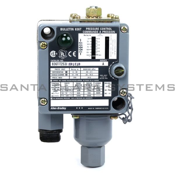 Allen Bradley 836T-T253JX81X18 Pressure Control Product Image