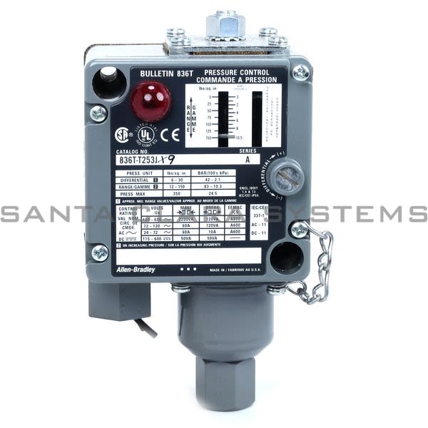 Allen Bradley 836T-T253JX9 Pressure Control Product Image