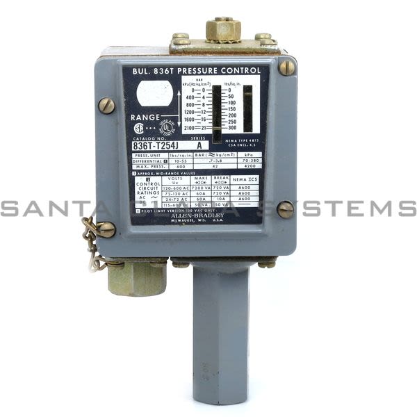 Allen Bradley 836T-T254J Pressure Switch Product Image