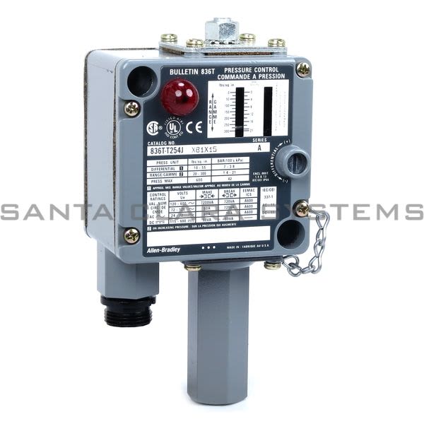 Allen Bradley 836T-T254JX40 Pressure Switch Product Image
